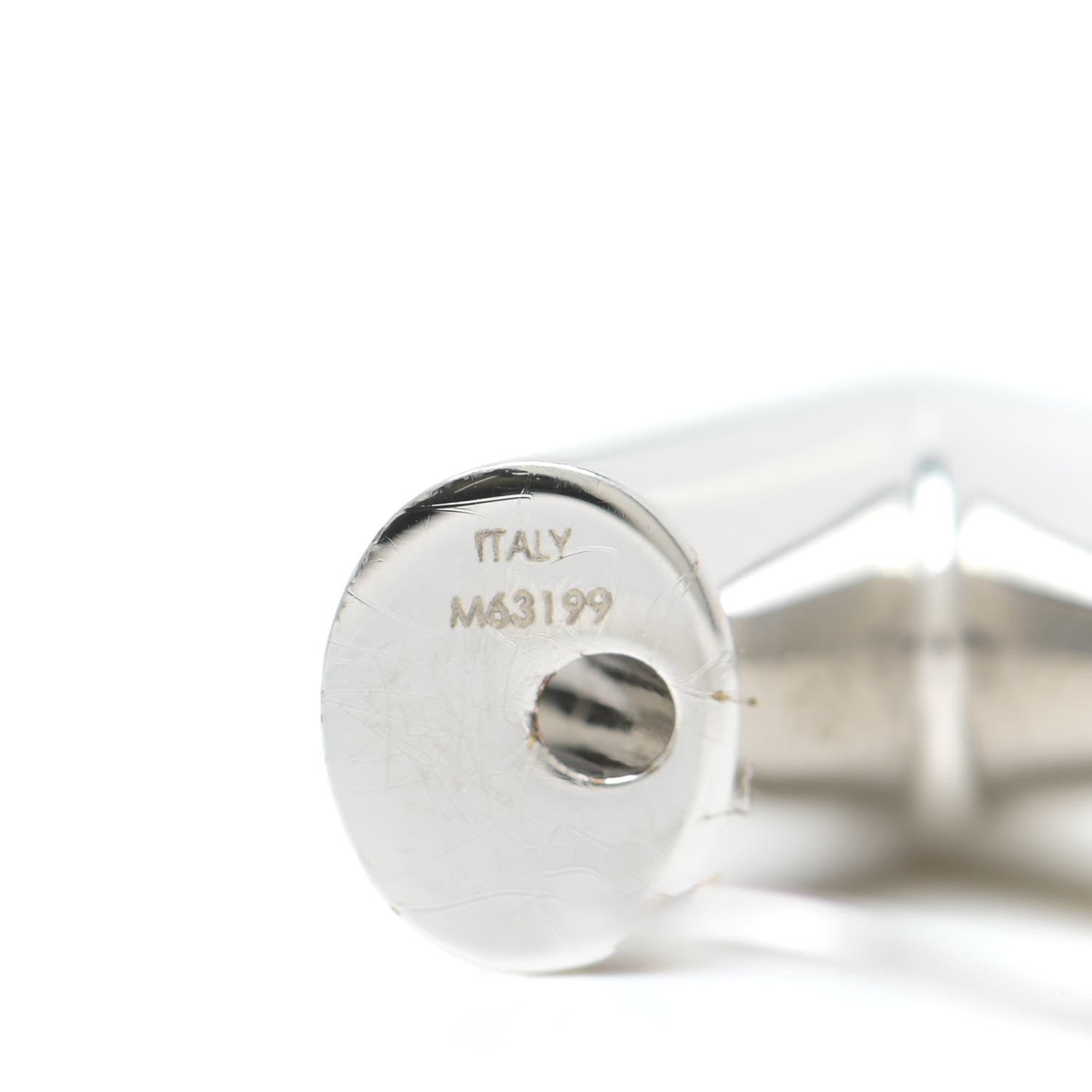 Louis Vuitton Essential V Hoop Earrings Silver 5 of 7