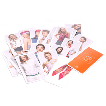 Hermes Knotting Cards Cartes A Nouer Carre Scarf Guide 3 of 5