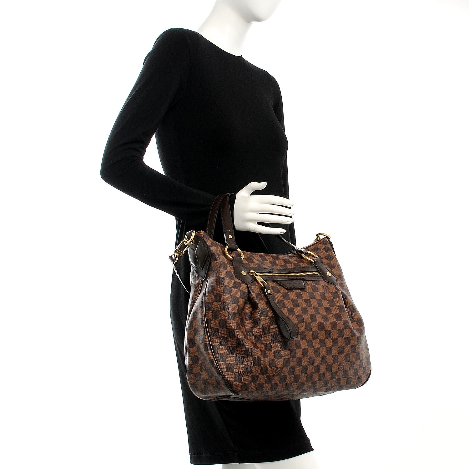 Louis Vuitton Damier Ebene Evora MM 3 of 11