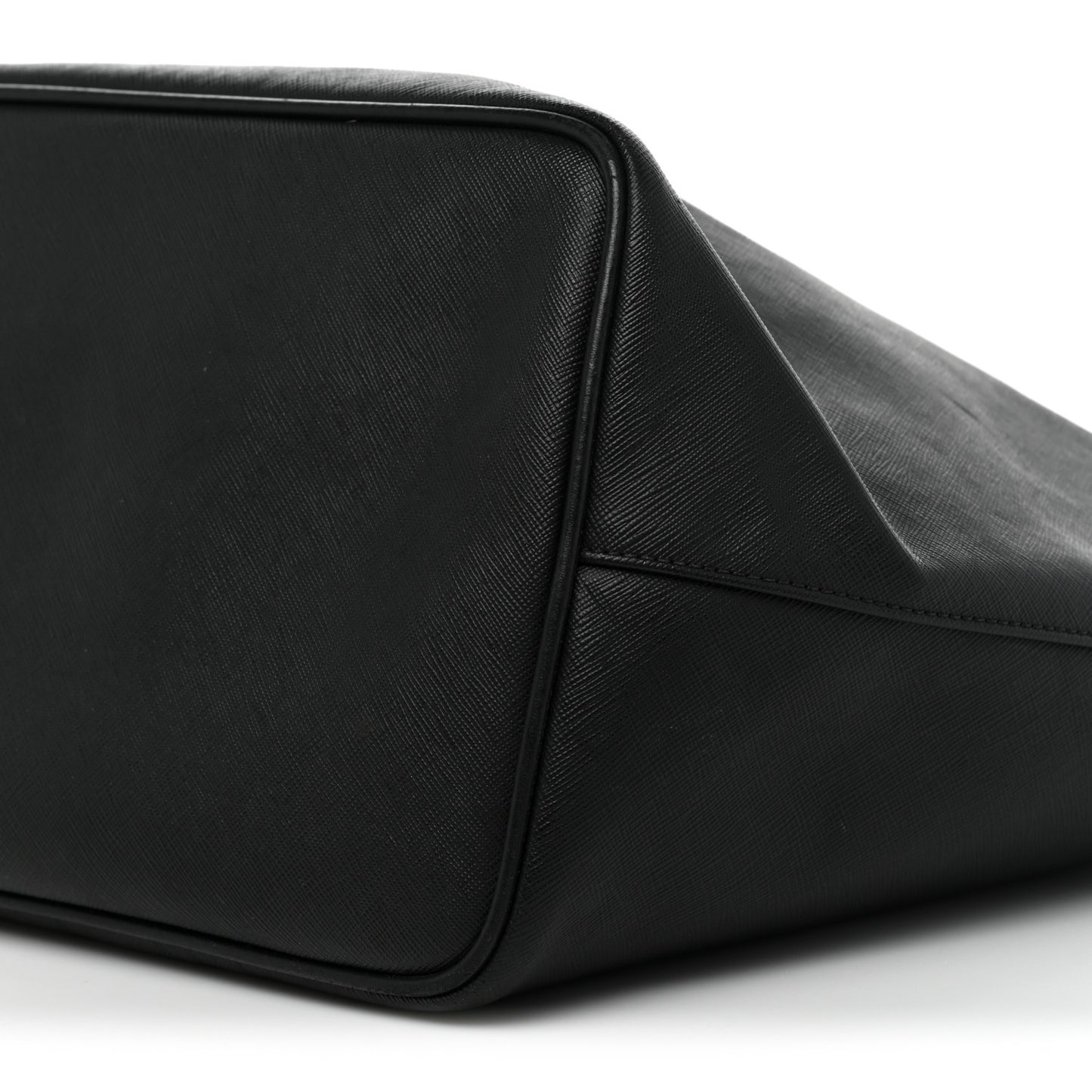 Textured Coated Canvas Peacock Print Large Antigona Tote Black