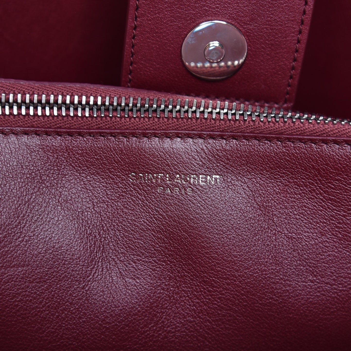 Calfskin Medium Amber Tote Rouge Legion