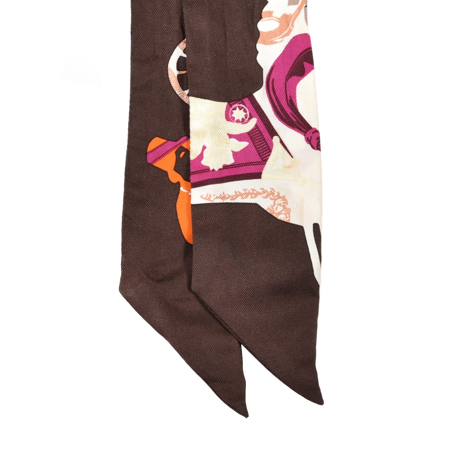 Hermes Silk Tout en Carre Twilly 2 of 4