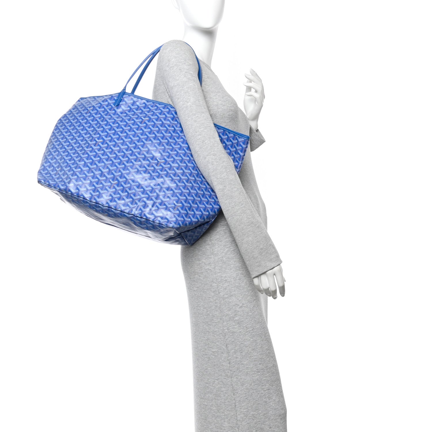 Goyard Goyardine Saint Louis GM Sky Blue 2 of 11