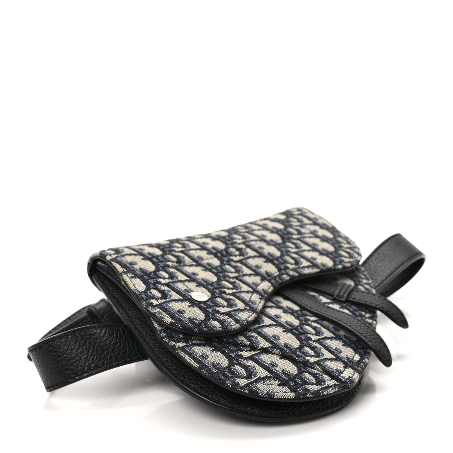 Christian Dior HOMME Oblique Saddle Belt Bag Blue 7 of 16