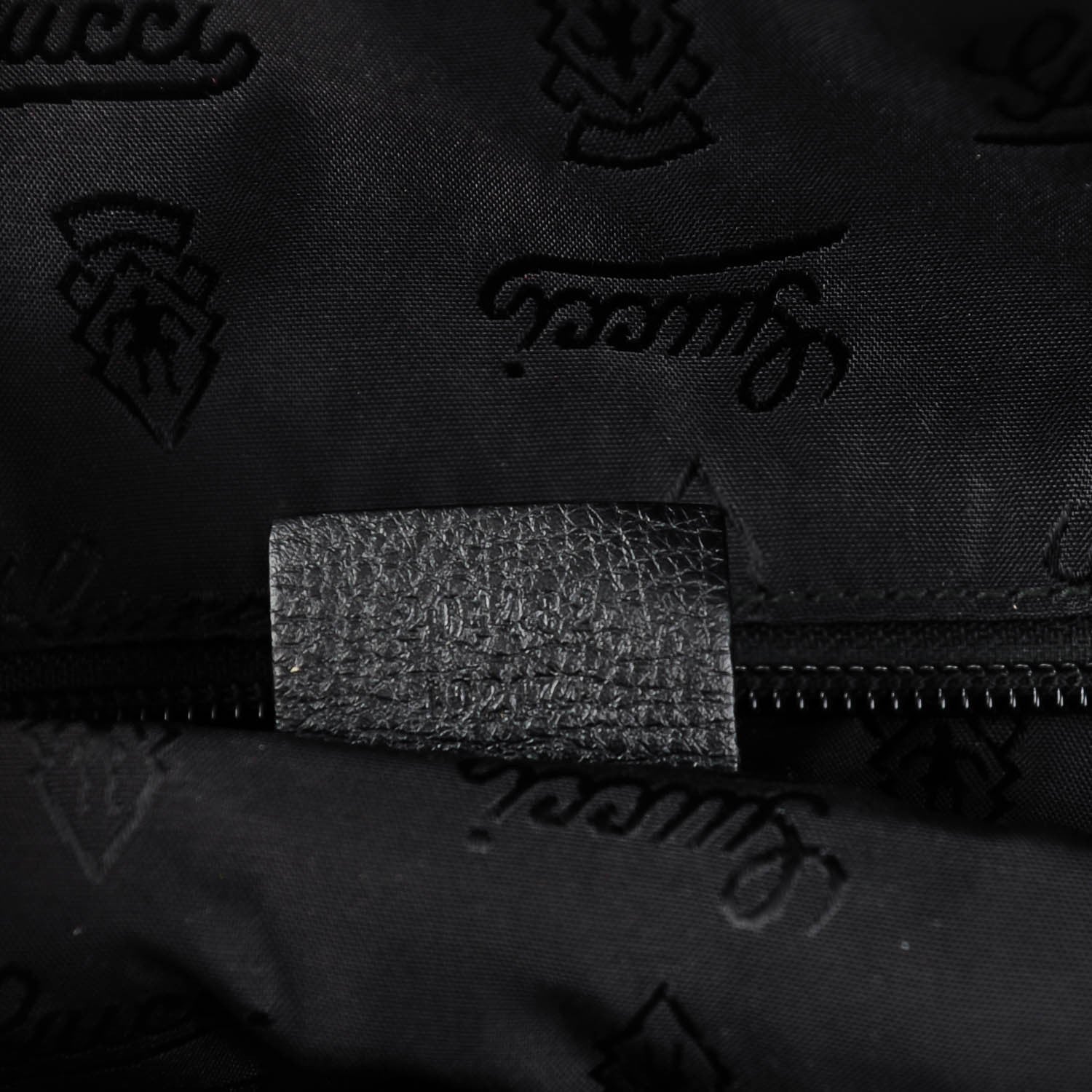 Gucci Guccissima Medium Joy Tote Bag Black 7 of 9