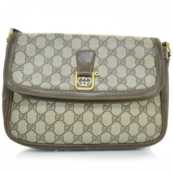 Monogram Shoulder Bag Brown