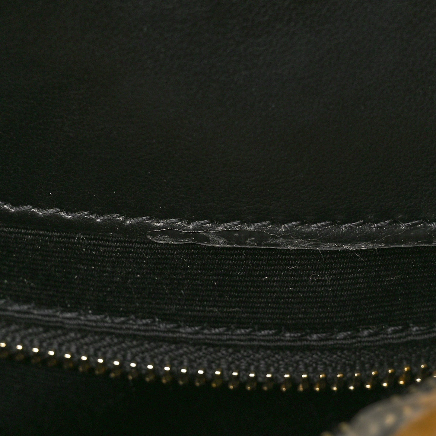 Calfskin Y Quilted Monogram Medium Loulou Chain Satchel Black