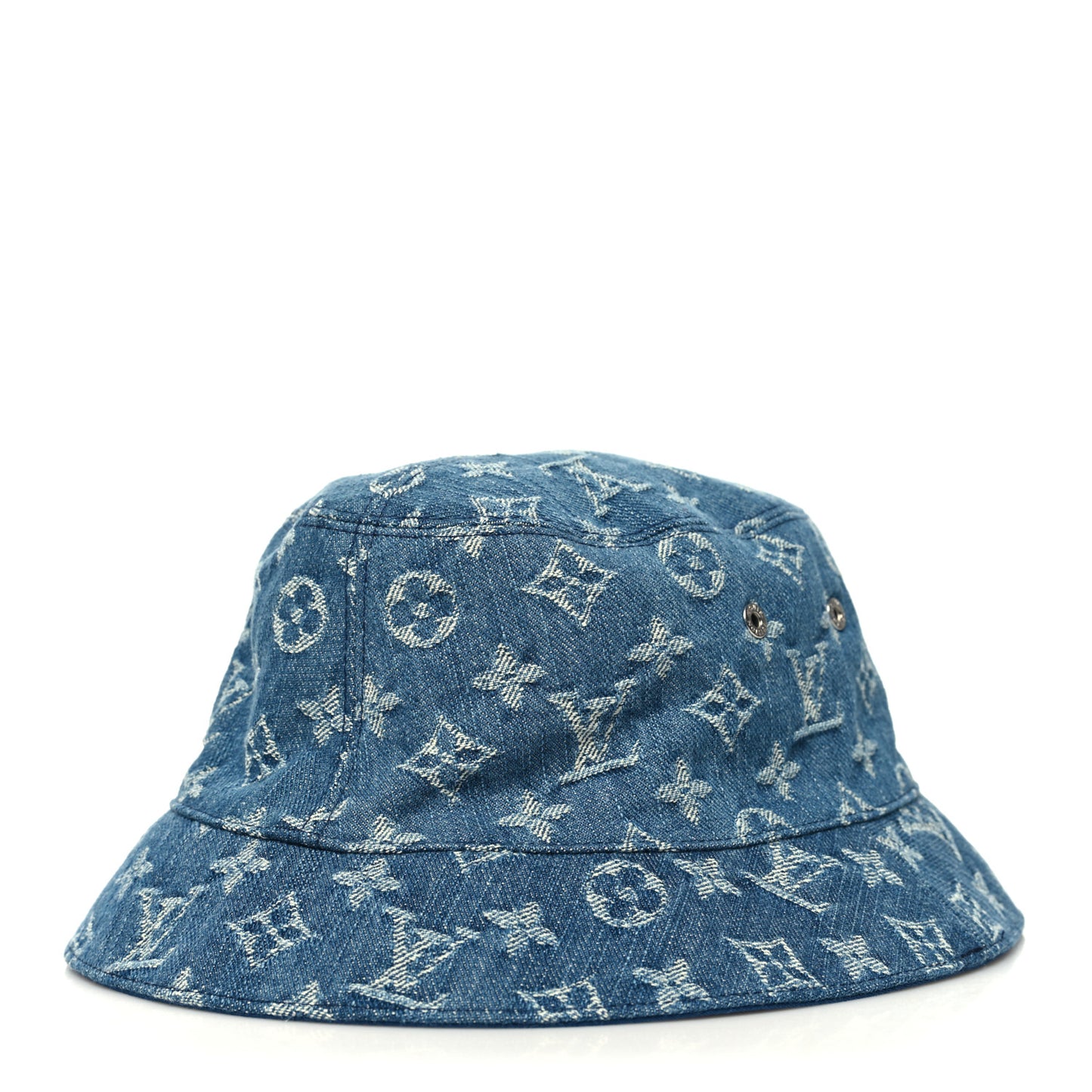 Monogram Denim Transformable Bob Bucket Hat 58 Blue