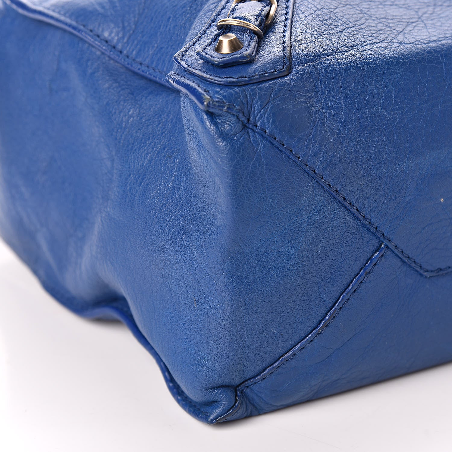 Balenciaga Veau Mini Papier Tote Blue 5 of 22
