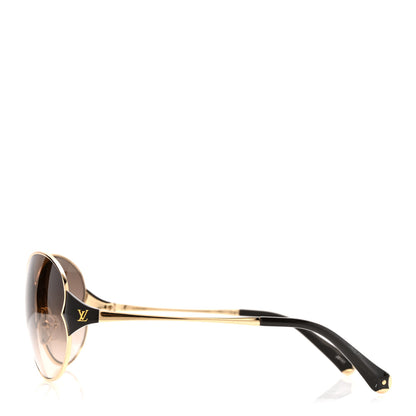 Louis Vuitton Daisy Sunglasses Z0262U Marron 3 of 10
