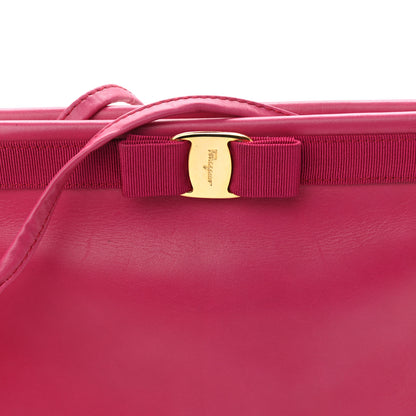 Salvatore Ferragamo Smooth Calfskin Vara Bow Crossbody Pink 16 of 17