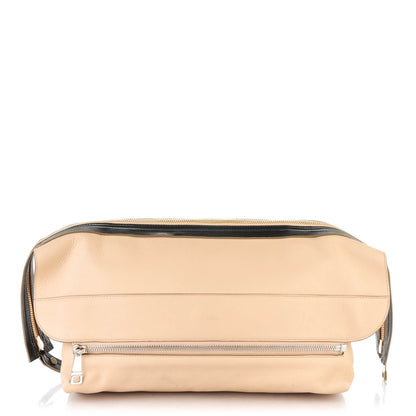 Chloe Calfskin Dalston Clutch Angora Beige Black 1 of 11