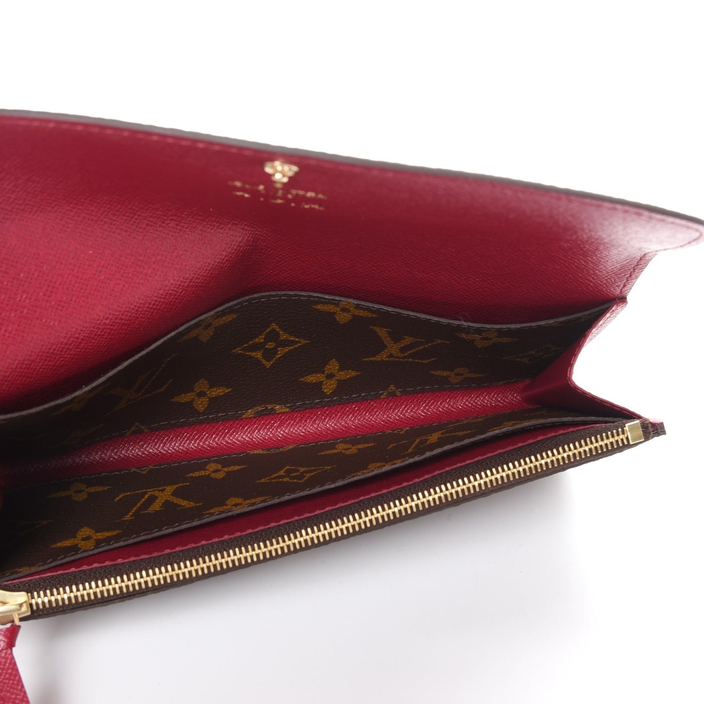 Monogram Emilie Wallet Fuchsia