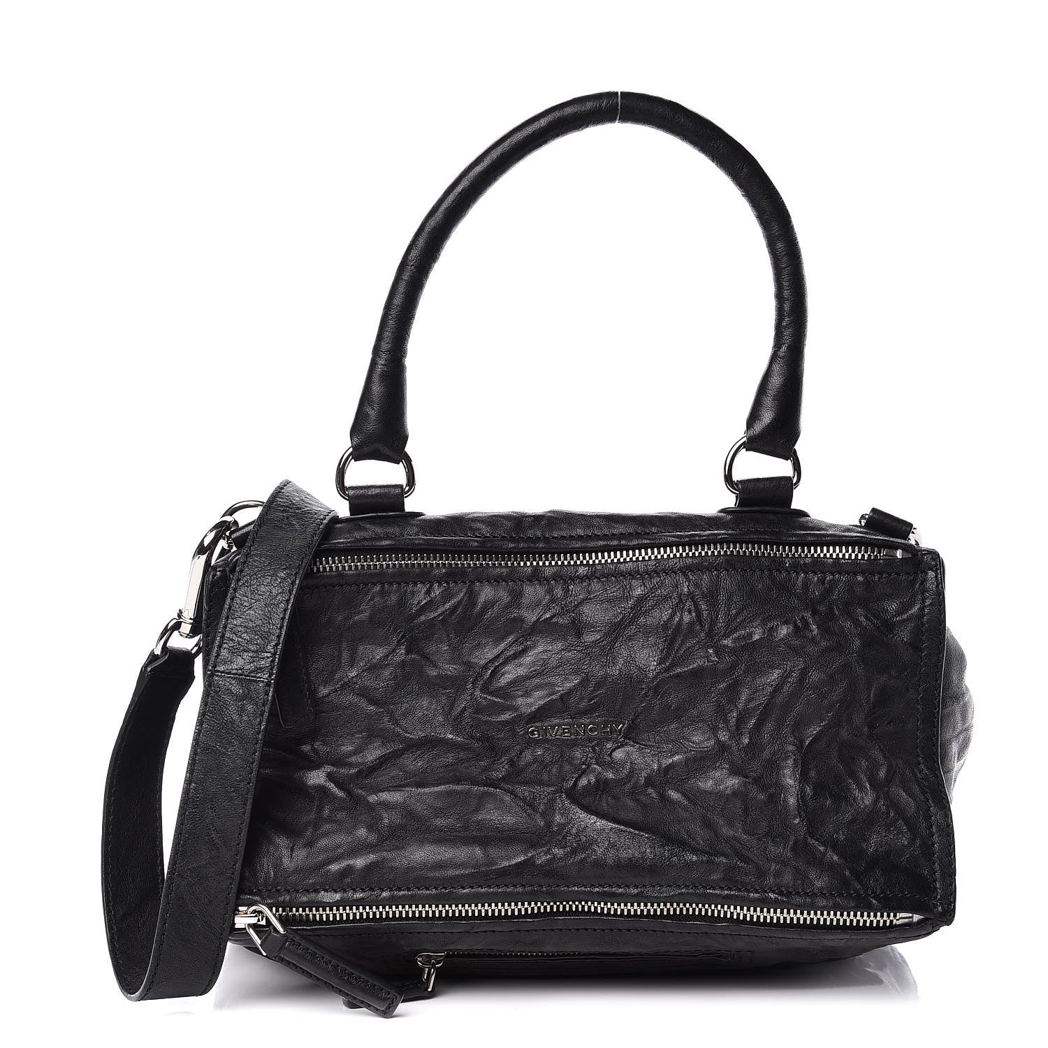 Givenchy Tumbled Sheepskin Medium Pandora Bag Black 1 of 10