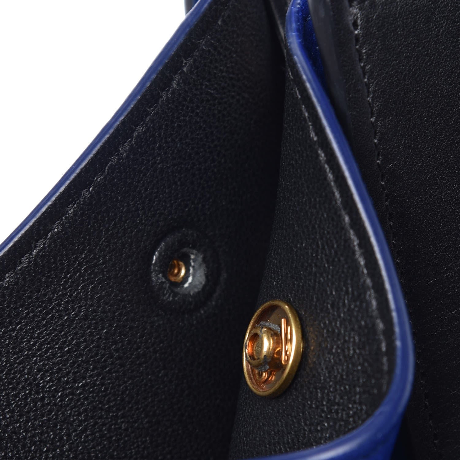 Celine Bullhide Calfskin Nubuck Medium Tri-color Trapeze Coffee 7 of 12