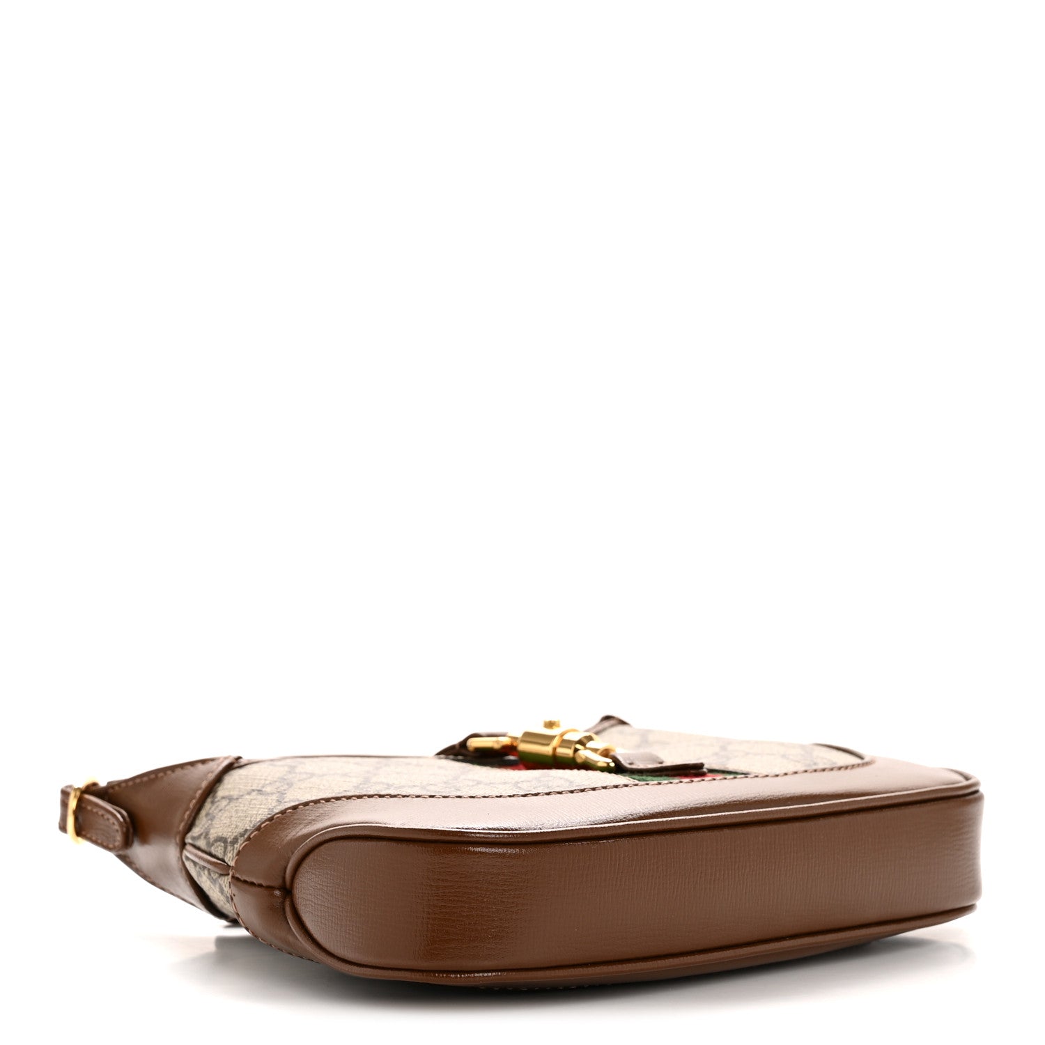 Gucci GG Supreme Monogram Azalea Calfskin Web Mini Jackie 1961