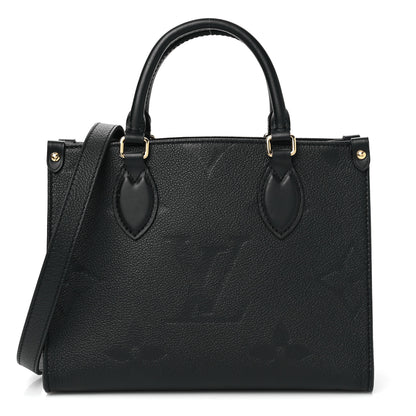 Louis Vuitton Empreinte Monogram Giant Onthego PM Black 1 of 9