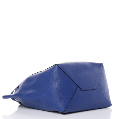 Celine Soft Grained Calfskin Medium Belt Cabas Phantom Indigo 4 of 12