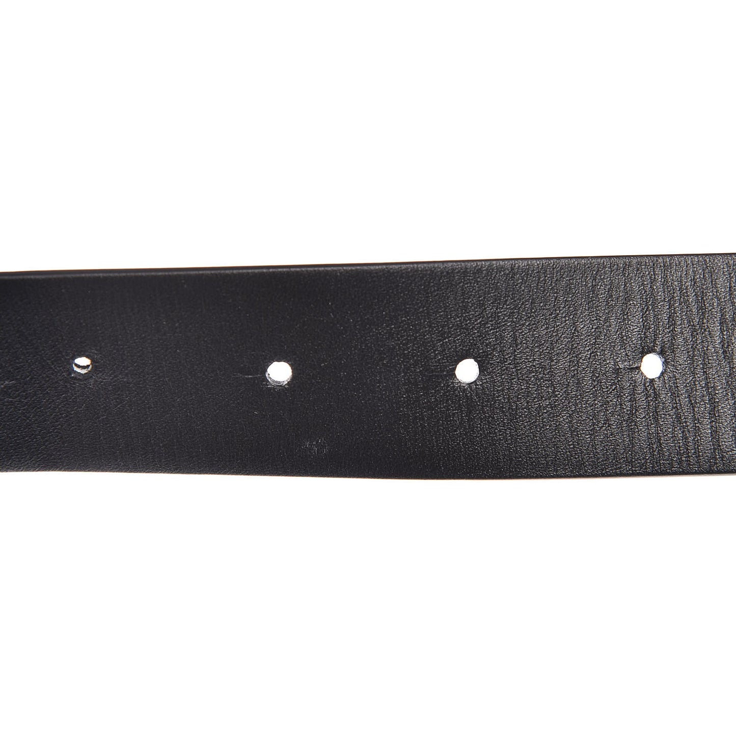 Calfskin Crystal CC Chain Belt 95 38 Black