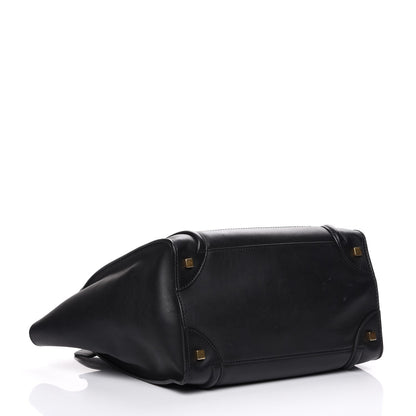 Celine Smooth Calfskin Mini Luggage Black 4 of 7