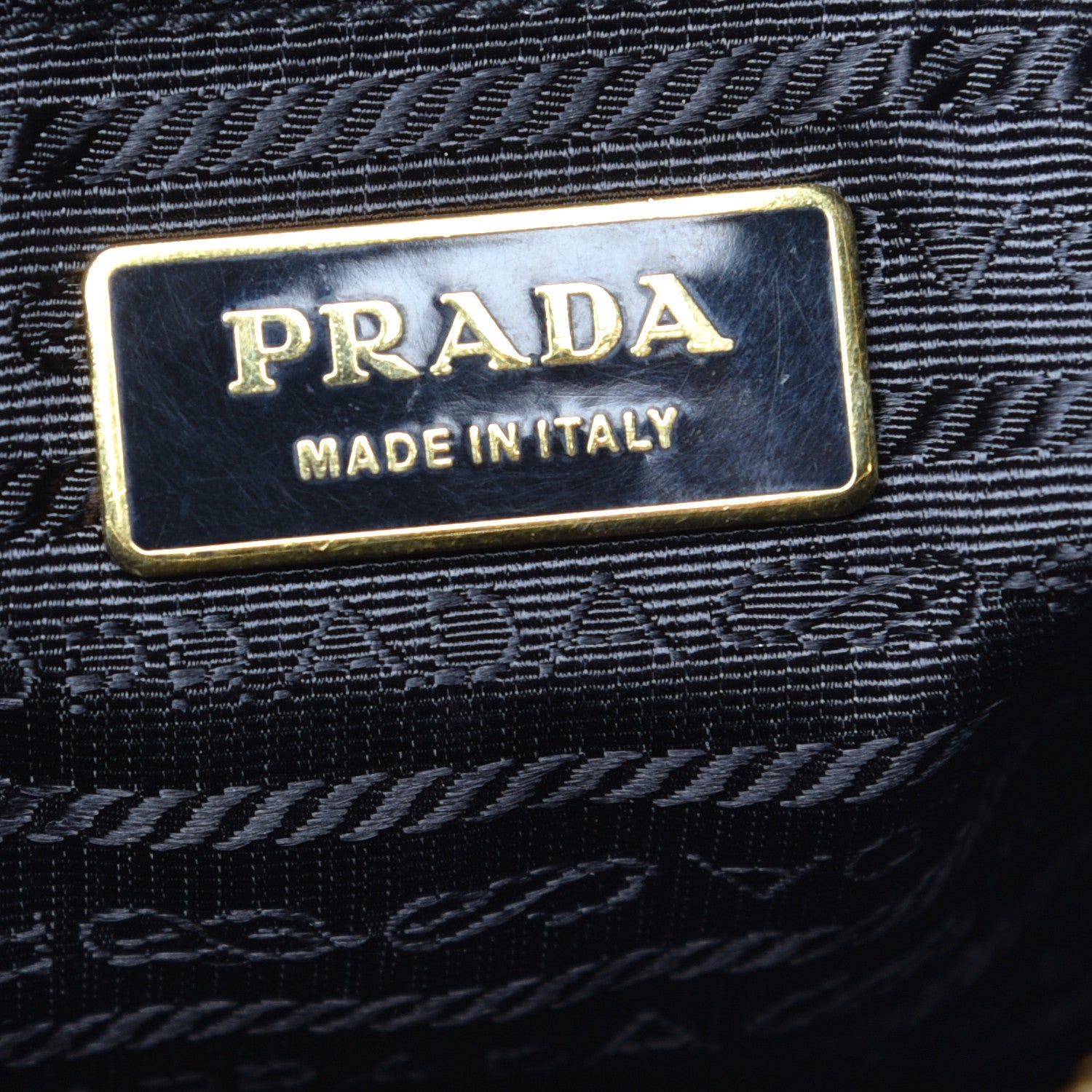 Prada Tessuto Nylon Chevron Quilted Shoulder Bag Black 6 of 8