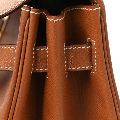 Hermes Courchevel Kelly Retourne 35 Gold 16 of 20