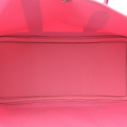 Hermes Toile Officier Vache Country Garden Party 30 TPM Pink 5 of 11