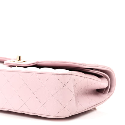 Chanel Caviar Quilted Medium Double Flap Light Pink 10 of 11
