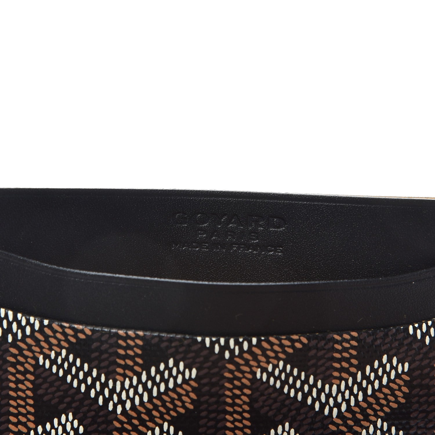 Goyard Goyardine Saint Sulpice Card Holder Black 6 of 6