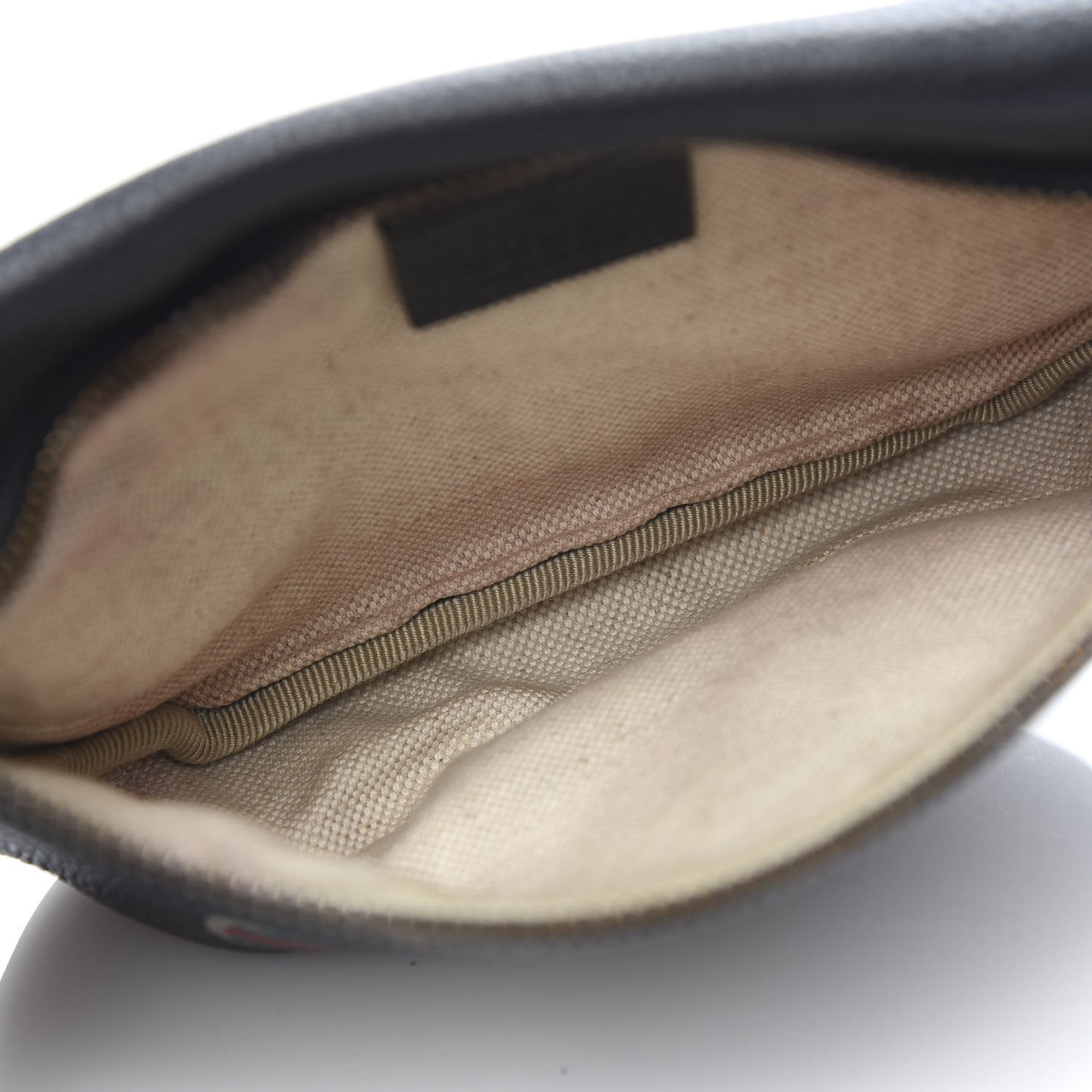 Grained Calfskin Small Logo Belt Bag Black