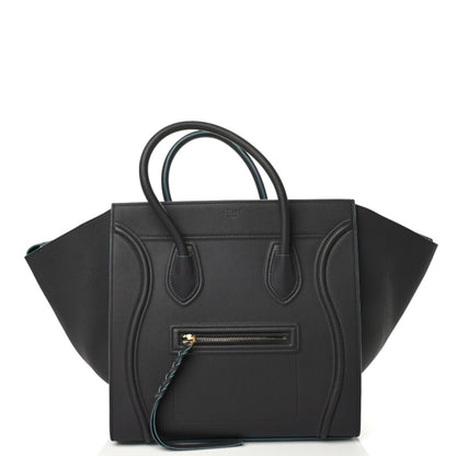 Celine Supple Calfskin Medium Phantom Luggage Liquorice 1 of 10