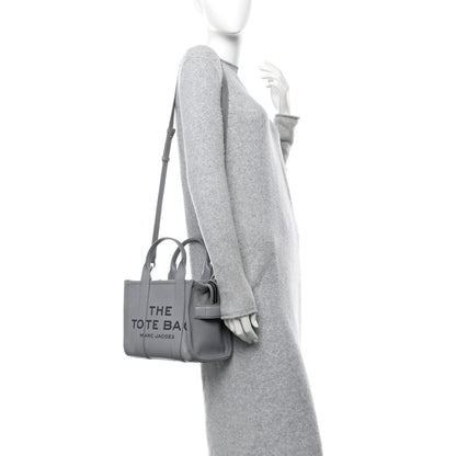 Marc Jacobs Grained Calfskin Small The Tote Bag Wolf Grey 2 of 11
