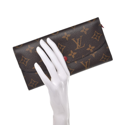 Louis Vuitton Monogram Emilie Wallet Red 2 of 13