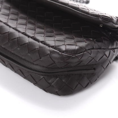 Bottega Veneta Nappa Intrecciato Mini Chain Messenger Ebano 9 of 9