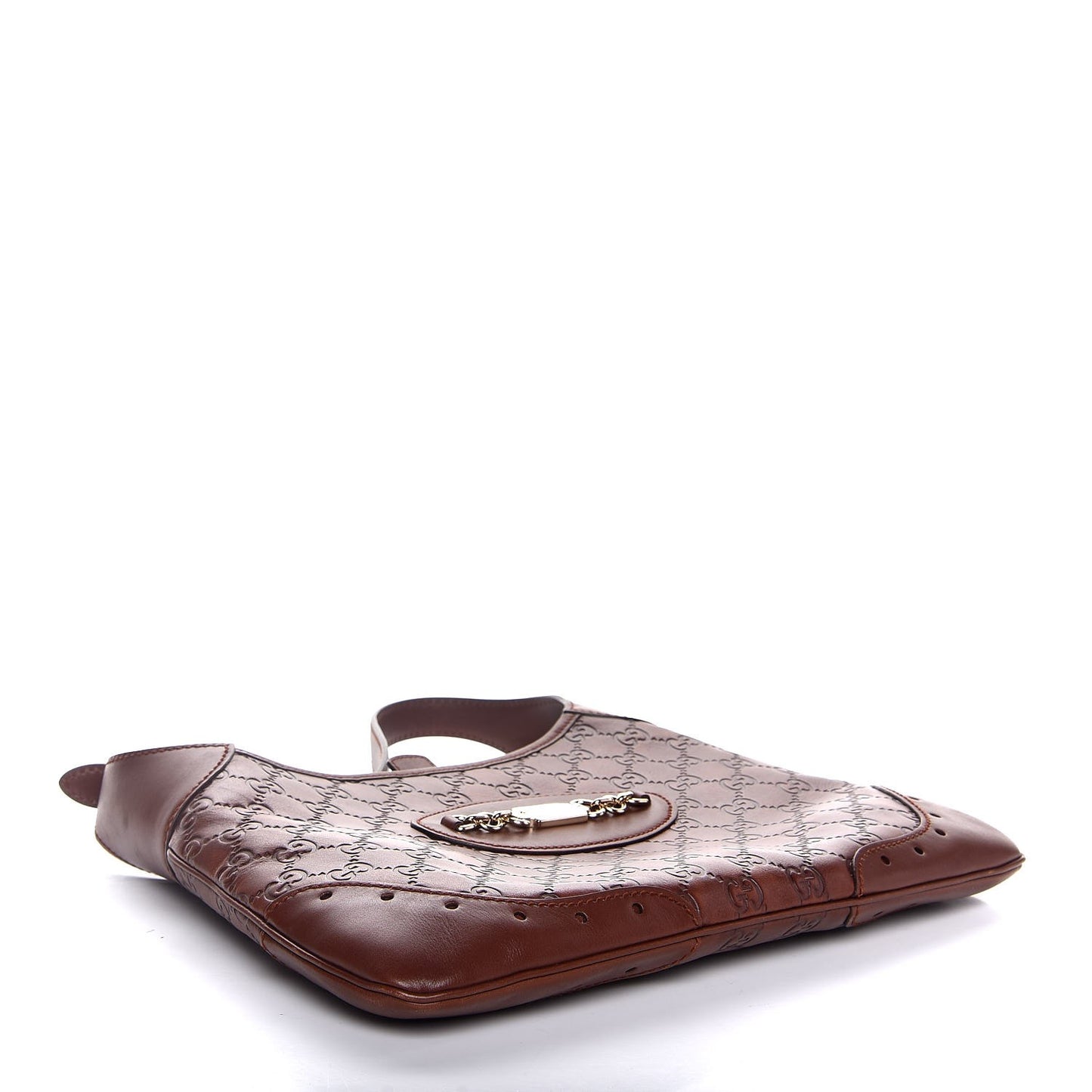 Guccissima Punch Hobo Brown