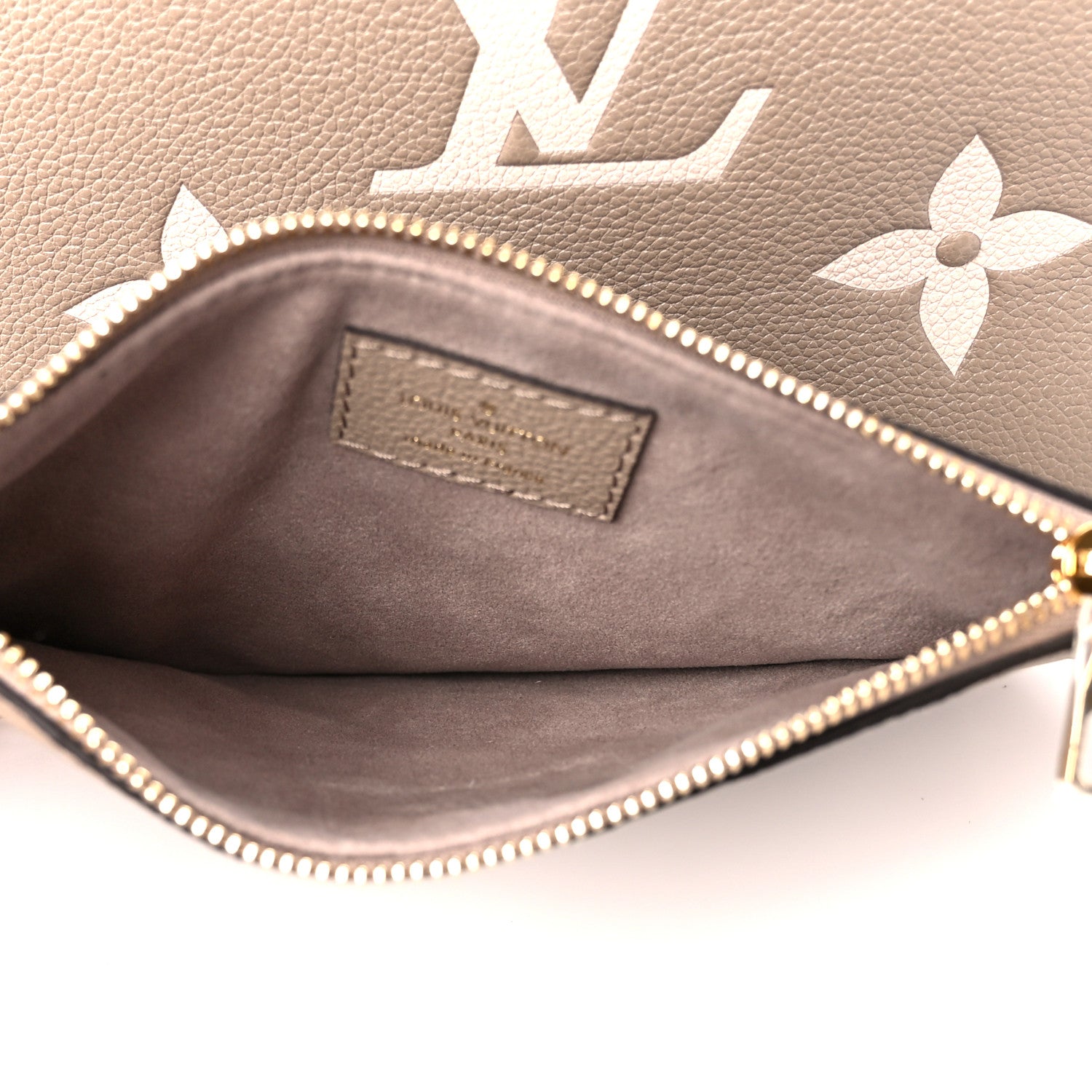 Louis Vuitton Empreinte Monogram Giant Loop Hobo Dove Gray Cream 8 of 12
