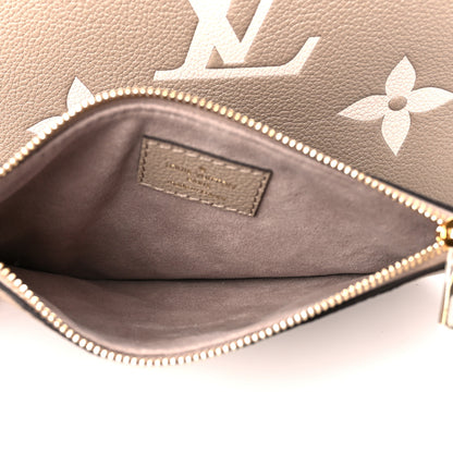 Louis Vuitton Empreinte Monogram Giant Loop Hobo Dove Gray Cream 8 of 12