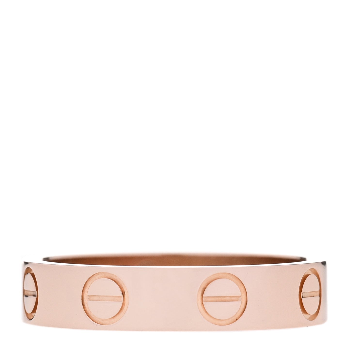 18K Pink Gold 3.5mm LOVE Wedding Band Ring 47 4