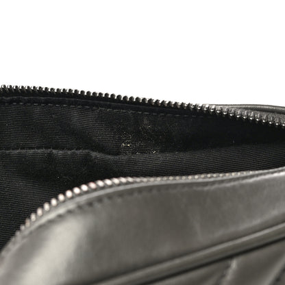 Saint Laurent Calfskin Matelasse Monogram Lou Camera Bag Sea Pebble 12 of 18