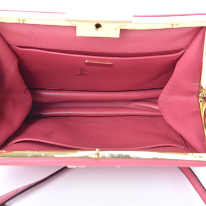 Prada Saffiano City Calf Light Frame Bag Peonia 5 of 18