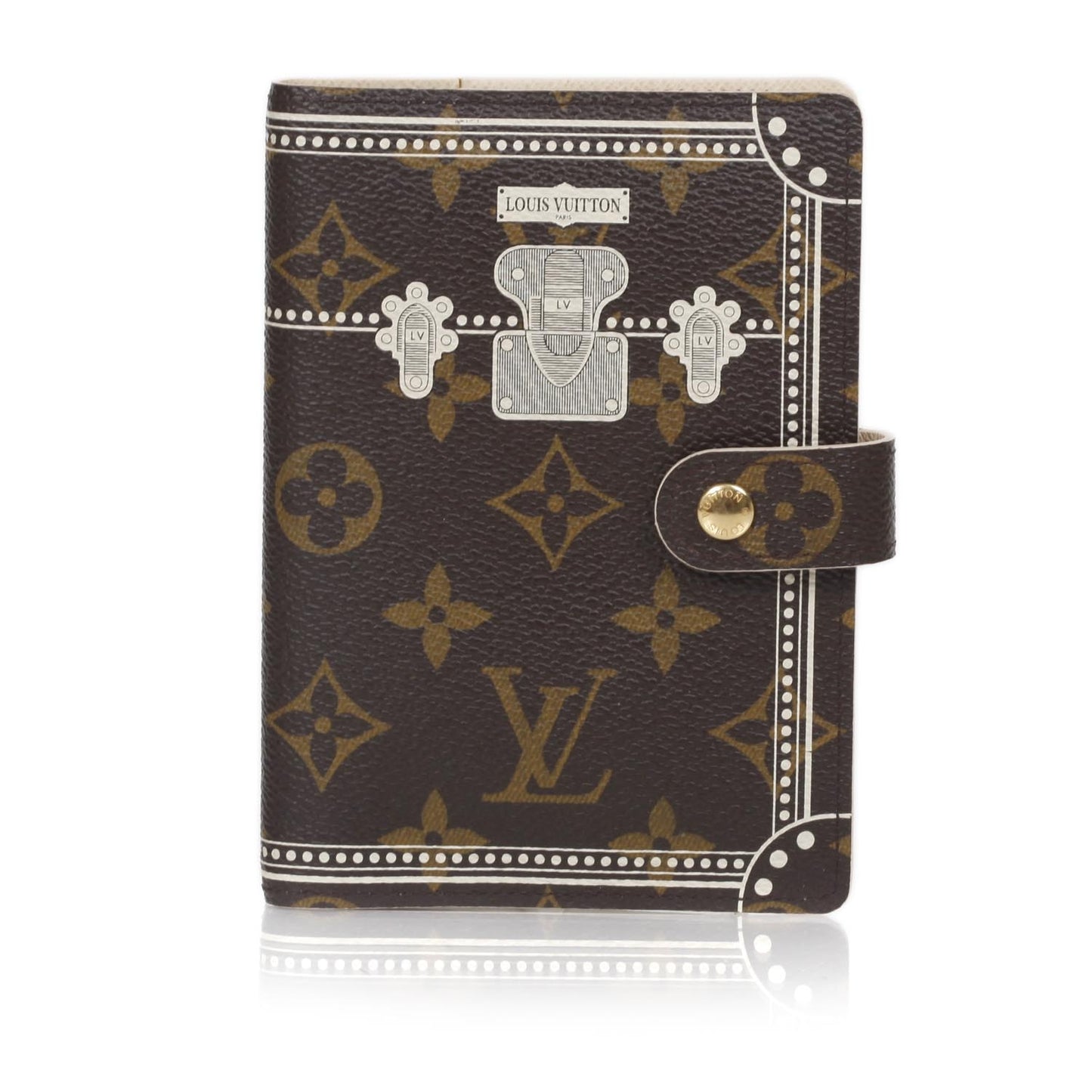 Monogram Malle Blanche Small Ring Agenda PM