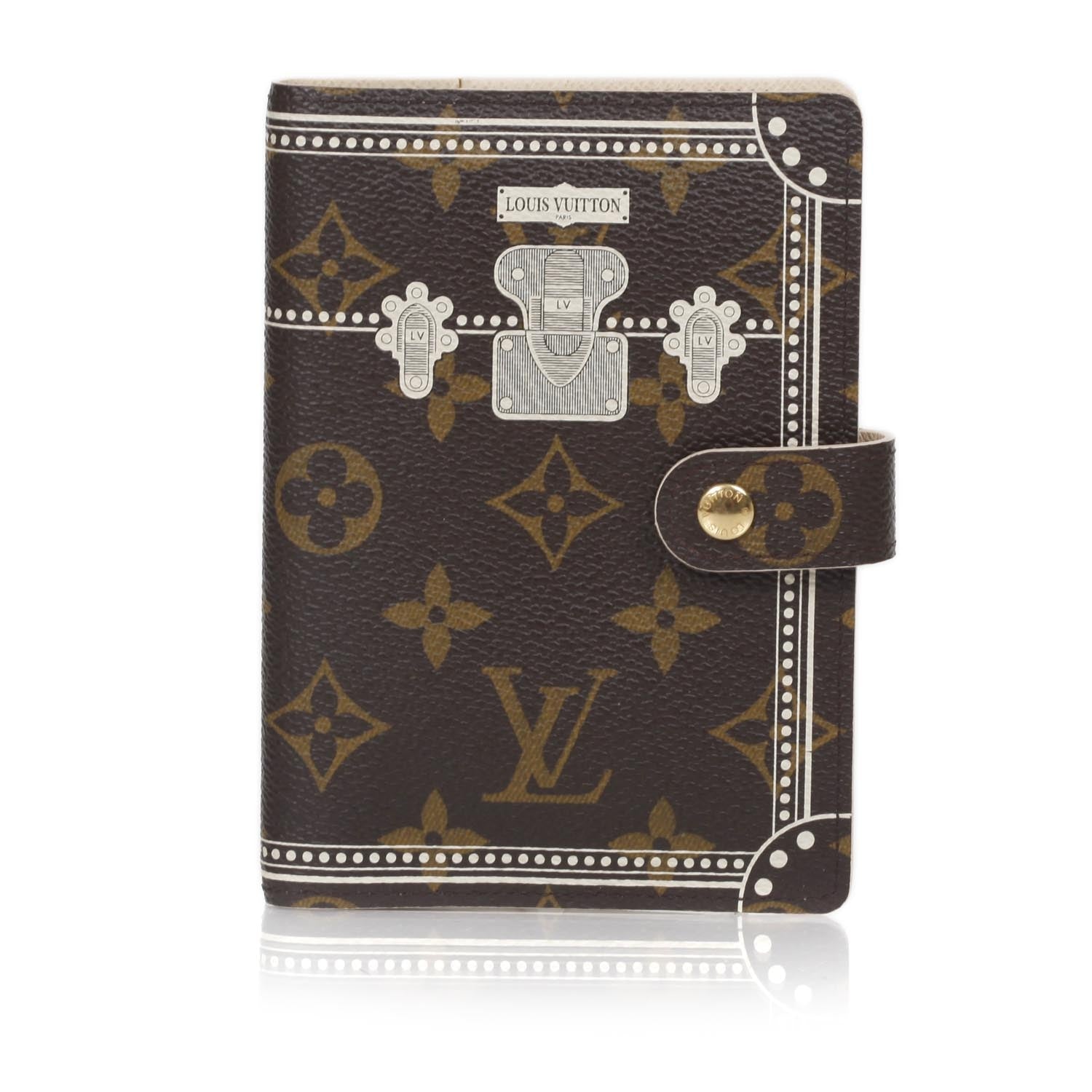 Louis Vuitton Monogram Malle Blanche Small Ring Agenda PM 1 of 11