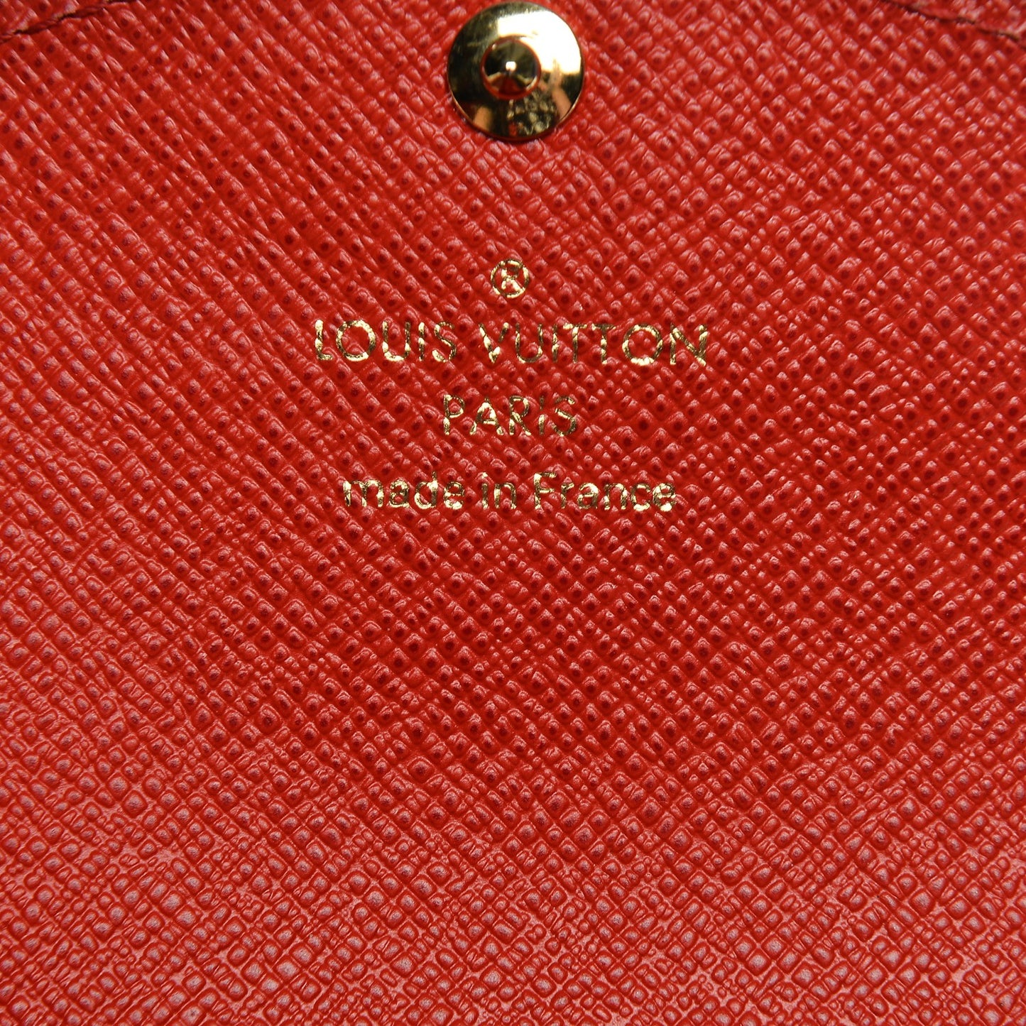 Monogram Sarah Multicartes Coquelicot