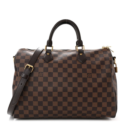 Louis Vuitton Damier Ebene Speedy Bandouliere 35 1 of 12