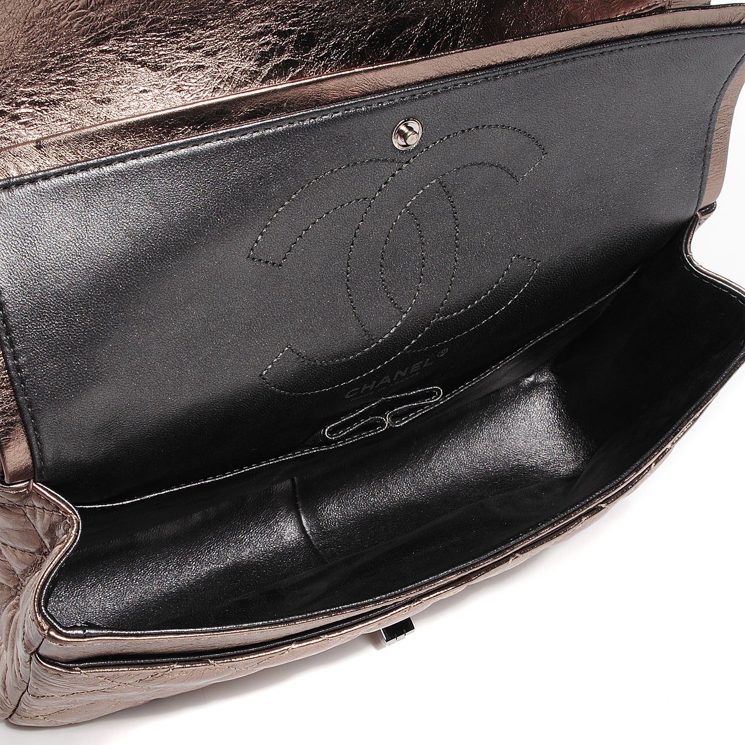 Chanel Metallic Aged Calfskin 2.55 Reissue 226 Flap Gold 5 of 9