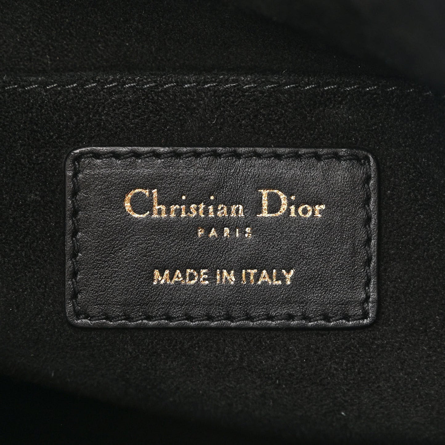 Lambskin Cannage Medium Dior Vibe Hobo Bag Black