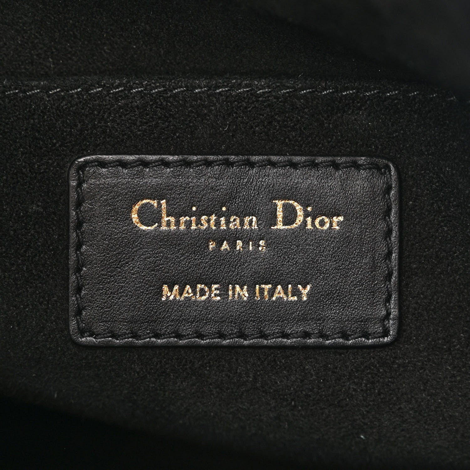 Christian Dior Lambskin Cannage Medium Dior Vibe Hobo Bag Black 6 of 12