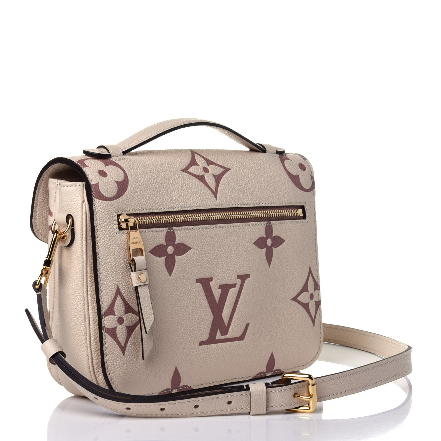 Louis Vuitton Empreinte Monogram Giant Pochette Metis Creme Bois De Rose 3 of 12