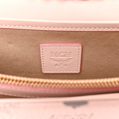 MCM Visetos Medium Patricia Wallet On Chain Soft Pink 6 of 9