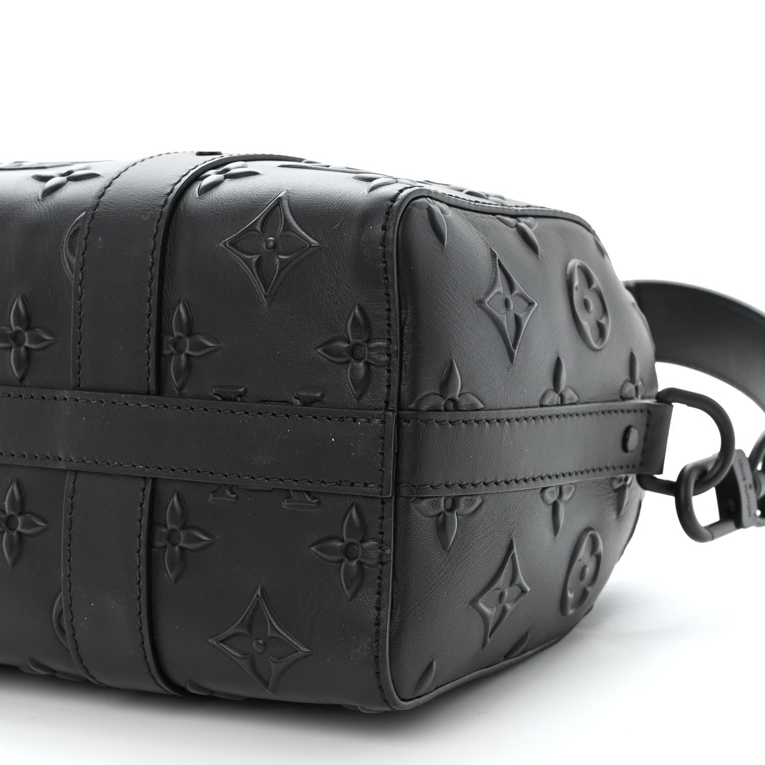 Louis Vuitton Monogram Seal City Keepall Black 9 of 9